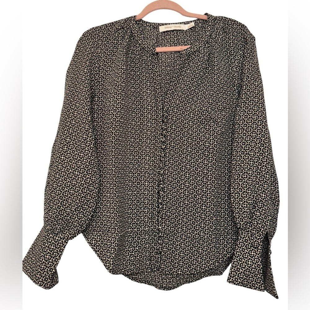 bishop + young Monochrome Patterned Blouse